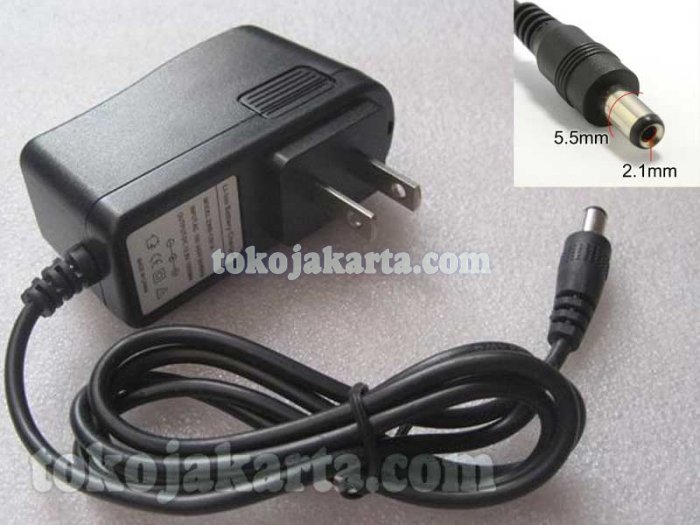 Adaptor Li-ion Battery Charger HCY-1261A 12.6V 1A / 5.5*.2.1mm WALL (ACCT-2011)
