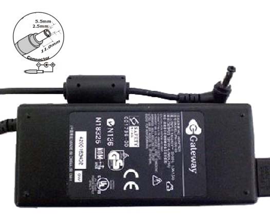 Replacement AC Adaptor Laptop GATEWAY 19V 3.68A / 5.5 * 2.5mm termasuk kabel power (ADPG02)